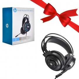 بسته 1+4 هدست استریو سیم دار اچ پی (hp) اورجینال مدل DHE-8001U (یک عدد هدیه)