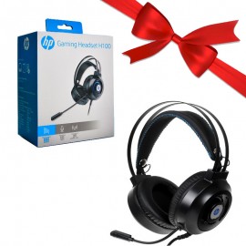 بسته 1+4 هدست گیمینگ سیم دار اچ پی (hp) اورجینال مدل H100 (یک عدد هدیه)