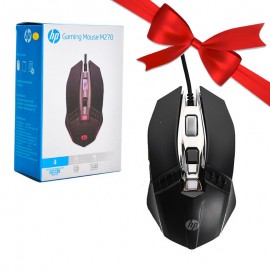 بسته 1+3 موس گیمینگ سیم دار اچ پی (hp) اورجینال مدل M270 (یک عدد هدیه)