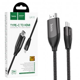 کابل MHL تایپ سی (Type-C To HDMI) هوکو (hoco) طول 2 متر مدل UA16