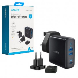 کلگی شارژر 65 وات سه پورت + 3 تبدیل مختلف انکر (ANKER) مدل A2033H11