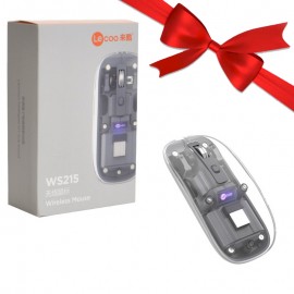 بسته 1+3 موس بی سیم لکو (Lecoo) اورجینال مدل WS215 خاکستری (یک عدد هدیه)