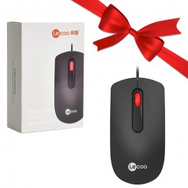 بسته 1+3 موس سیم دار لکو (Lecoo) اورجینال مدل MS102 Pro (یک عدد هدیه)