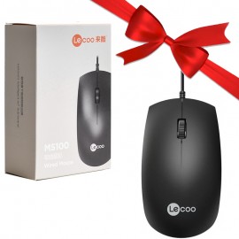 بسته 1+3 موس سیم دار لکو (Lecoo) اورجینال مدل MS100 (یک عدد هدیه)