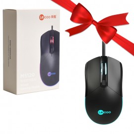 بسته 1+3 موس گیمینگ سیم دار لکو (Lecoo) اورجینال مدل MS120 (یک عدد هدیه)