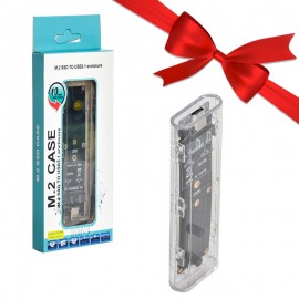 بسته 1+4 باکس هارد SSD M.2 NGFF/NVME Type-C USB 3.1 کی لینک (KLINK) مدل K-2195 (یک عدد هدیه)