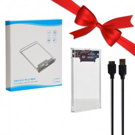 بسته 1+5 باکس هارد 2.5 اینچی HDD/SSD Case کی لینک USB 3.0/3.1 (KLINK) مدل 2193U3 (یک عدد هدیه)