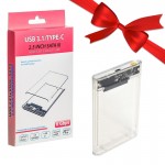بسته 1+5 باکس هارد 2.5 اینچی HDD/SSD Case Type-C کی لینک (KLINK) USB 3.1 مدل 2193UC (یک عدد هدیه)