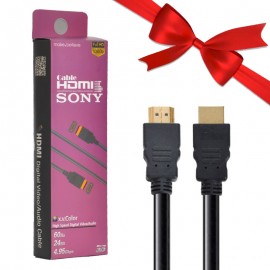 بسته 1+5 کابل HDMI سونی (SONY) طول 1.2 متر مدل SN-889015 (یک عدد هدیه)