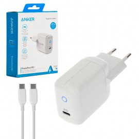 شارژر دیواری 18 وات + کابل (Type-C To Type-C) انکر (ANKER) مدل B2019LD3