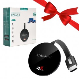 بسته 1+3 دانگل HDMI به Wifi میرا اسکرین (MiraScreen) مدل G7Plus (یک عدد هدیه)