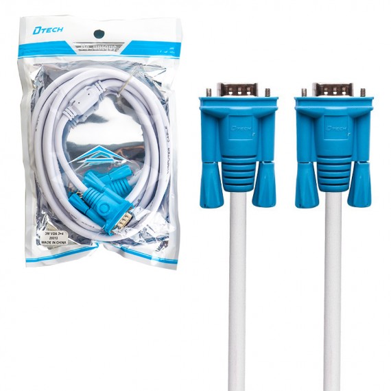 کابل VGA (3+4) دی تک (DTECH) طول 3 متر مدل 20013