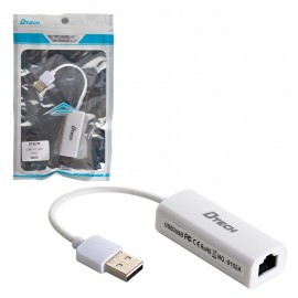 تبدیل Rj45 (Lan) To USB2.0 دی تک (DTECH) مدل 30025