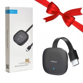 بسته 1+3 تبدیل HDMI به WIFI (wireless display adapter) 5G میرا اسکرین (MiraScreen) مدل G18 (یک عدد هدیه)
