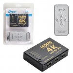 سوئیچ HDMI پنج پورت 1*5 ریموت دار دی تک (DTECH)