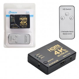 سوئیچ HDMI سه پورت 1*3 ریموت دار دی تک (DTECH)