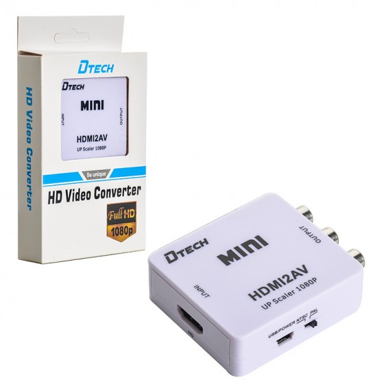تبدیل HDMI To AV دی تک (DTECH)