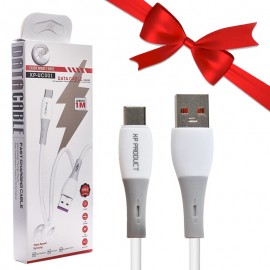 بسته 1+5 کابل تایپ سی (Type-C) ایکس پی (XP) طول 1 متر مدل XP-UC001 (یک عدد هدیه)