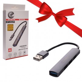 بسته 1+5 هاب 4 پورت ایکس پی (XP) طول 15 سانتی متر مدل XP-H822P (یک عدد هدیه)