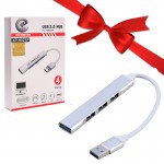 بسته 1+5 هاب 4 پورت USB 3.0 ایکس پی (XP) طول 15 سانتی متر مدل XP-H821P (یک عدد هدیه)