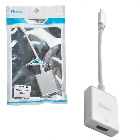 تبدیل Type-C To HDMI دی تک (DTECH) مدل 30022