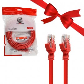 بسته 1+5 کابل شبکه CAT6 ایکس پی (XP) طول 5 متر (یک عدد هدیه)