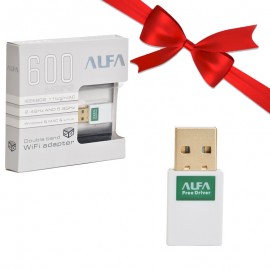 بسته 1+3 دانگل شبکه وای فای دارای دو باند (Wi-Fi) 600MBPS آلفا (ALFA) (یک عدد هدیه)