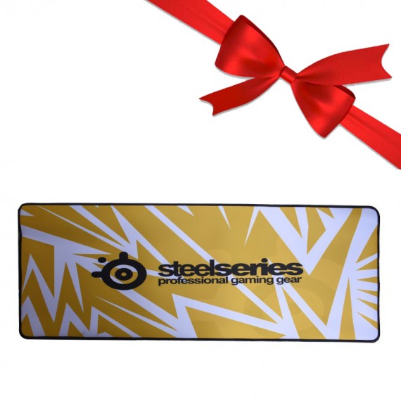 بسته 1+3 پد موس گیمینگ طرحدار دوردوخت SteelSeries سایز بزرگ (یک عدد هدیه)