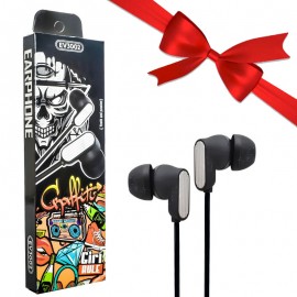 بسته 1+5 هندزفری سیمی مدل EV3002 (یک عدد هدیه)