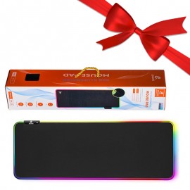 بسته 1+3 پد موس گیمینگ LED RGB دوردوخت جی کنگ (JEQANG) مدل JM-113 (یک عدد هدیه)