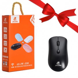 بسته 1+3 موس بی سیم / بلوتوث شارژی 4D جی کنگ (JEQANG) مدل JW-330 (یک عدد هدیه)