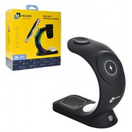 شارژر بی سیم 3in1 مازارس (MAZARES) مدل R-11