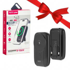 بسته 1+3 پاوربانک بی سیم تسکو (TSCO) مدل TP 906W ظرفیت 5000mAh (یک عدد هدیه)