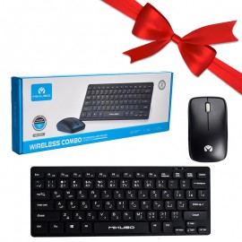 بسته 1+3 کیبورد و موس بی سیم میکاسو (MIKUSO) مدل KB-CO17 (یک عدد هدیه)