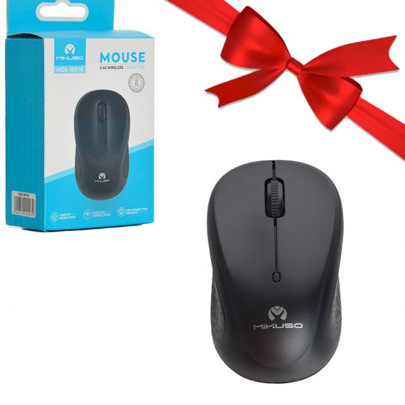 بسته 1+3 موس بی سیم میکاسو (MIKUSO) مدل MOS-W018 (یک عدد هدیه)