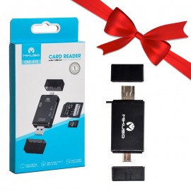 بسته 1+3 رم ریدر OTG USB2.0 میکاسو (MIKUSO) مدل CRD-010 (یک عدد هدیه)
