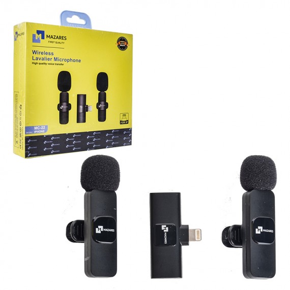 میکروفن یقه ای لایتنینگ مازارس (MAZARES) مدل MC-22