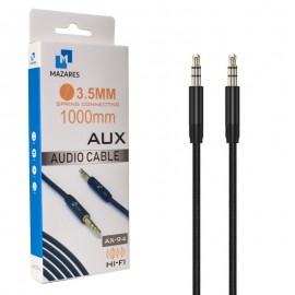 کابل 1 به 1 صدا (AUX) مازارس (MAZARES) طول 1 متر مدل AX-94