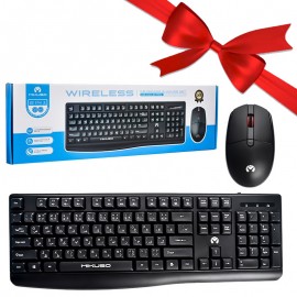 بسته 1+3 کیبورد و موس بی سیم میکاسو (MIKUSO) مدل KB-C013Pro (یک عدد هدیه)