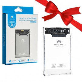بسته 1+3 باکس هارد 2.5 اینچی USB3.0 میکاسو (MIKUSO) مدل ECS-017 (یک عدد هدیه)