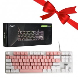 بسته 1+3 کیبورد گیمینگ سیم دار ایسر (acer) اورجینال مدل OKW132 (یک عدد هدیه)
