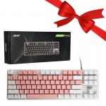 بسته 1+3 کیبورد گیمینگ سیم دار ایسر (acer) اورجینال مدل OKW132 (یک عدد هدیه)