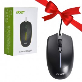 بسته 1+3 موس سیمی LED RGB ایسر (acer) اورجینال مدل OMW020 (یک عدد هدیه)