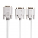 کابل 1 به 2 VGA دی تک (DTECH) طول 20 سانتی متر مدل 20026