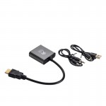 کابل تبدیل HDMI To VGA CONSOLE همراه کابل صدا پی نت (P-net)