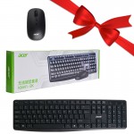 بسته 1+3 کیبورد و موس بی سیم ایسر (acer) اورجینال مدل KM41-2K (یک عدد هدیه)