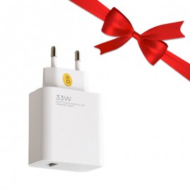 بسته 1+3 کلگی شارژر 33 وات شیائومی (Xiaomi) مدل MDY-11-EZ اورجینال (گارانتی خرید عمده) (یک عدد هدیه)