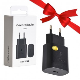 بسته 1+3 کلگی شارژر 25 وات سامسونگ (Samsung) مدل EP-TA800NBEGEU (یک عدد هدیه)