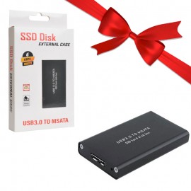بسته 1+3 باکس هارد USB3.0 To MSATA SSD کی لینک (KLINK) مدل K-1163 (یک عدد هدیه)