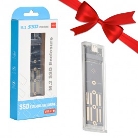 بسته 1+5 باکس هارد M.2 NGFF & NVMe SSD طلقی کایزر (KAISER) مدل 3002 (یک عدد هدیه)